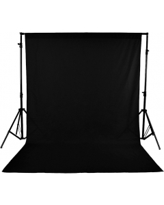 Bakgrunn Ensfarget Sort - 2.9x5 m