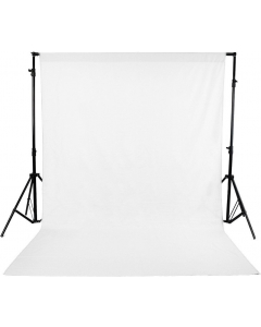 Bakgrunn Ensfarget Hvit - 2.9x5 m