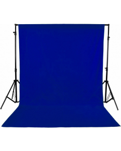 Bakgrunn Ensfarget Blå - 2.7x7 m