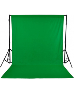 Bakgrunn Ensfarget Grønn - 2.7x7 m