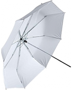Paraply Halvtransparent Hvit - Sammenleggbar - 75 cm