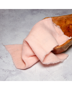 Pledd - Ull - Stuffer - 50x50 cm - Rosa