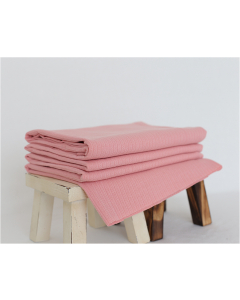 Pledd - Striper - 160x150 cm - Rosa