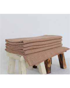 Pledd - Striper - 160x150 cm - Kaffe latte