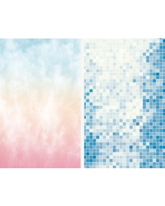 Underlagspanel til produktfoto - Papir - 57x87 cm - Digital regnbue