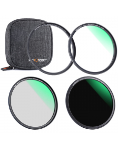 Filterpakke - UV+CPL+ND1000 - 95 mm - K&F Concept