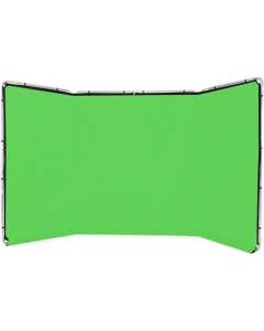 Panoramabakgrunn m/greenscreen - 240x400 cm