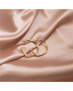 Bakgrunn Ensfarget - Silke - Champagne - 100x140 cm