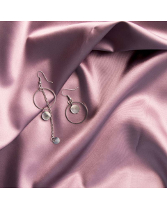 Bakgrunn Ensfarget - Silke - Rosa - 100x140 cm